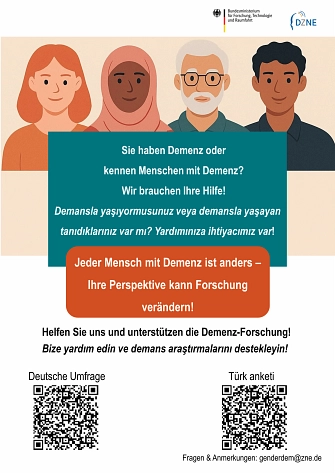 Poster zur Umfrage&nbsp;&copy;&nbsp;Deutsches Zentrum für Neurodegenerative Erkrankungen e. V.