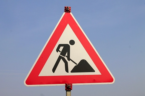 Baustellenschild&nbsp;&copy;&nbsp;Pixabay