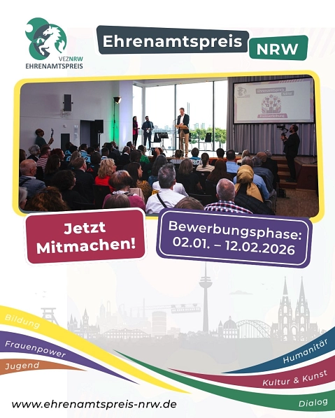 Ehrenamtspreis NRW Ehrenamtspreis NRW © Stadt Ennepetal