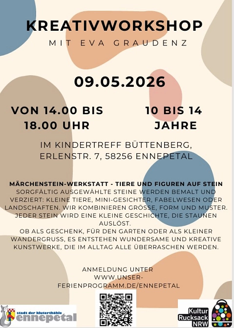 Flyer Kreativworkshop Flyer Kreativworkshop © Stadt Ennepetal