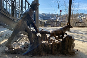 Foto von der Statue des