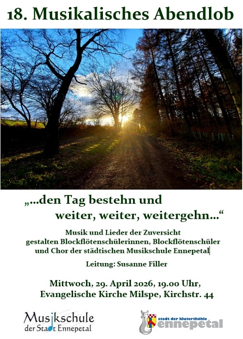Musikalisches Abendlob&nbsp;&copy;&nbsp;Stadt Ennepetal