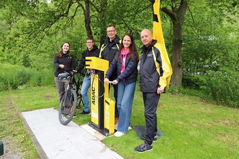 Radservice-Station am Klutertbad&nbsp;&copy;&nbsp;Stadt Ennepetal