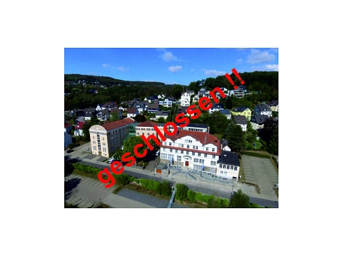 Luftauafnahme des Rathauses mit Schriftzug "geschlossen"&nbsp;&copy;&nbsp;Stadt Ennepetal