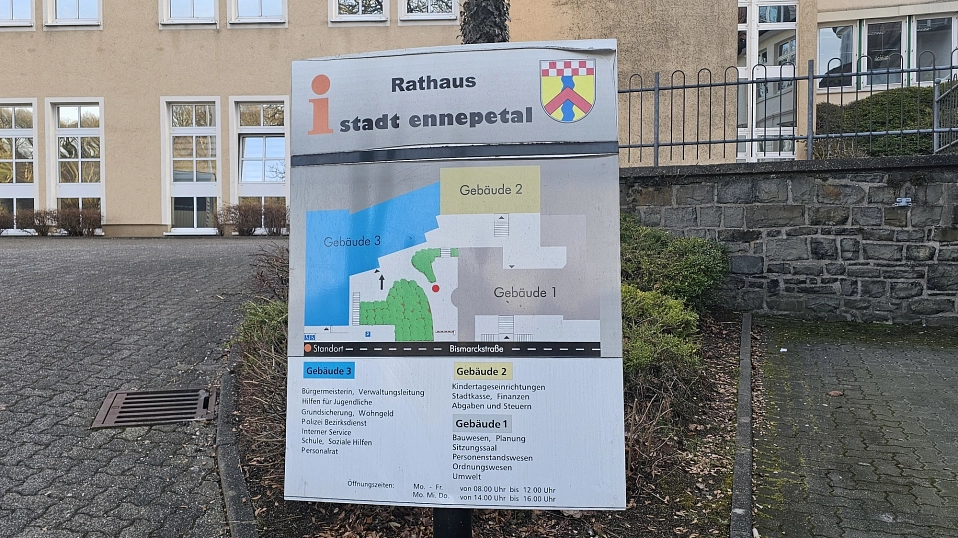 Rathaus Schild&nbsp;&copy;&nbsp;Stadt Ennepetal