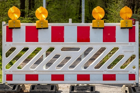 Absperrung vor Baustelle&nbsp;&copy;&nbsp;Pixabay